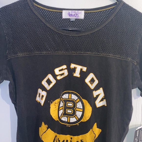 NWT Touch By Alyssa Milano Boston Bruins Short Sleeve S - Picture 4 of 8